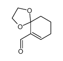 1,4-dioxaspiro[4.5]dec-6-ene-6-carbaldehyde结构式