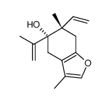 (5R,6S)-3,6-dimethyl-5-(prop-1-en-2-yl)-6-vinyl-4,5,6,7-tetrahydrobenzofuran-5-ol Structure