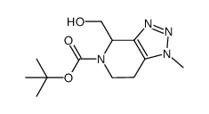 5-(tert-butoxycarbonyl)-1-ethyl-4,5,6,7-tetrahydro-1H-[1,2,3]triazolo[4,5-c]pyridine-7-carboxylic acid Structure