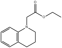 Ethyl 2-(3,4-dihydroquinolin-1(2H)-yl)acetate structure