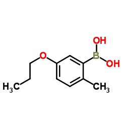 2-Methyl-5-propoxyphenylboronic acid Structure