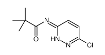 N-(6-Chloropyridazin-3-yl)pivalamide Structure