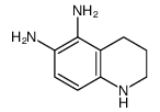 5,6-Quinolinediamine,1,2,3,4-tetrahydro-结构式