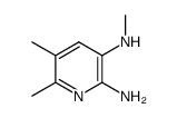 2,3-Pyridinediamine,N3,5,6-trimethyl-结构式