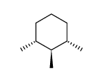 1,trans-2,cis-3-trimethylcyclohexane Structure