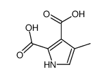 4-Methyl-1H-pyrrole-2,3-dicarboxylic acid结构式