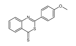 (methoxy-4 phenyl)-2 benzothiazine-3,1 thione-4结构式