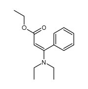 ethyl (2E)-3-diethylamino-3-phenylprop-2-enoate Structure