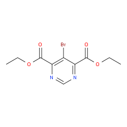 Diethyl 5-BroMopyriMidine-4,6-dicarboxylate Structure