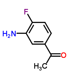 3'-氨基-4'-氟苯乙酮结构式