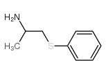 1-(phenylthio)-2-aminopropane structure