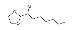 2-(1-chloroheptyl)-1,3-dioxolane Structure