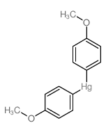 bis(4-methoxyphenyl)mercury结构式