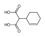 cyclohex-2-enyl-malonic acid Structure