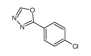 2-(4-Chlorophenyl)-1,3,4-oxadiazole Structure