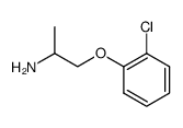 1-(2-Chlorophenoxy)-2-propanamine Structure