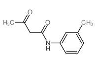 Butanamide,N-(3-methylphenyl)-3-oxo- Structure