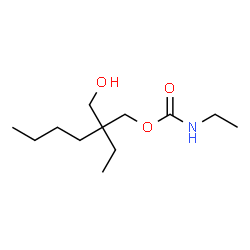 2-Ethyl-2-(hydroxymethyl)hexyl=ethylcarbamate Structure