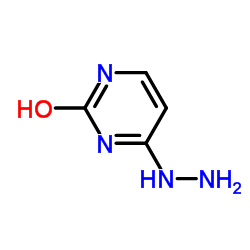 4-hydrazinopyrimidin-2-ol Structure