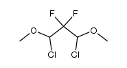 1,3-Dichlor-2,2-difluor-1,3-dimethoxypropan结构式