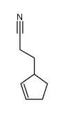 3-(2-Cyclopentenyl)propionitrile Structure