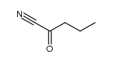 2-oxopentanenitrile结构式