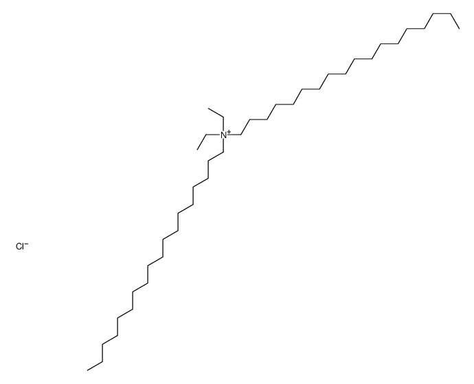 diethyl(dioctadecyl)azanium,chloride Structure