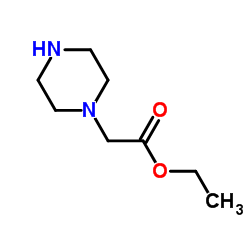 Ethyl 1-piperazinylacetate Structure