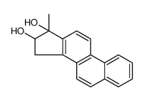 17-methyl-15,16-dihydrocyclopenta[a]phenanthrene-16,17-diol Structure