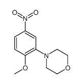 4-(2-methoxy-5-nitrophenyl)morpholine Structure