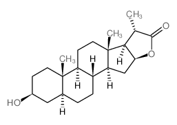 剑麻皂素内酯结构式