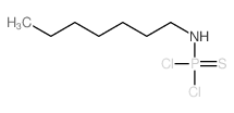 N-dichlorophosphinothioylheptan-1-amine Structure