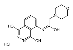 N-(1,4-dioxo-2,3-dihydrophthalazin-5-yl)-2-morpholin-4-ylacetamide,hydrochloride Structure