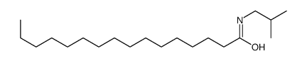 Palmitic acid isobutylamide structure