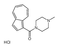 azulen-1-yl-(4-methylpiperazin-1-yl)methanone,hydrochloride Structure