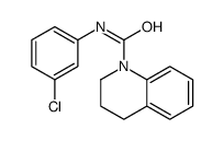 N-(3-chlorophenyl)-3,4-dihydro-2H-quinoline-1-carboxamide Structure