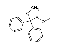 methyl α-hydroperoxy-α,α-diphenylacetate结构式