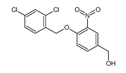 [4-[(2,4-dichlorophenyl)methoxy]-3-nitrophenyl]methanol Structure