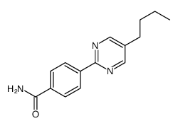 4-(5-butylpyrimidin-2-yl)benzamide Structure