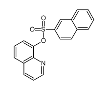 quinolin-8-yl naphthalene-2-sulfonate Structure