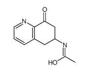 N-(8-oxo-6,7-dihydro-5H-quinolin-6-yl)acetamide Structure