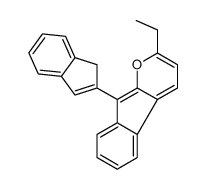 2-ethyl-9-(1H-inden-2-yl)indeno[2,1-b]pyran结构式