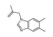 1H-Benzimidazole,5,6-dimethyl-1-(2-methyl-2-propenyl)-(9CI) Structure