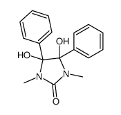 2-Imidazolidinone, 4,5-dihydroxy-1,3-dimethyl-4,5-diphenyl- structure