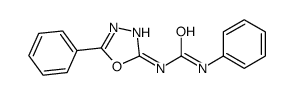 1-phenyl-3-(5-phenyl-1,3,4-oxadiazol-2-yl)urea Structure