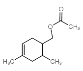 3,5-二甲基-3-环己烯-1-甲醇乙酸酯结构式