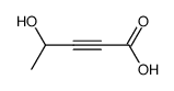 4-hydroxy-pent-2-ynoic acid Structure