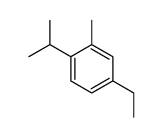 Benzene, 4-ethyl-2-methyl-1-(1-methylethyl)- (9CI) Structure