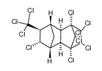 endo-6-Chlor-exo-7-trichlormethyl-6,7-dihydro-aldrin结构式