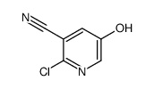 2-Chloro-5-hydroxynicotinonitrile Structure